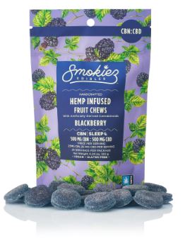 Smokiez Hemp - Sweet Blackberry CBN/CBD 1:1 Gummies