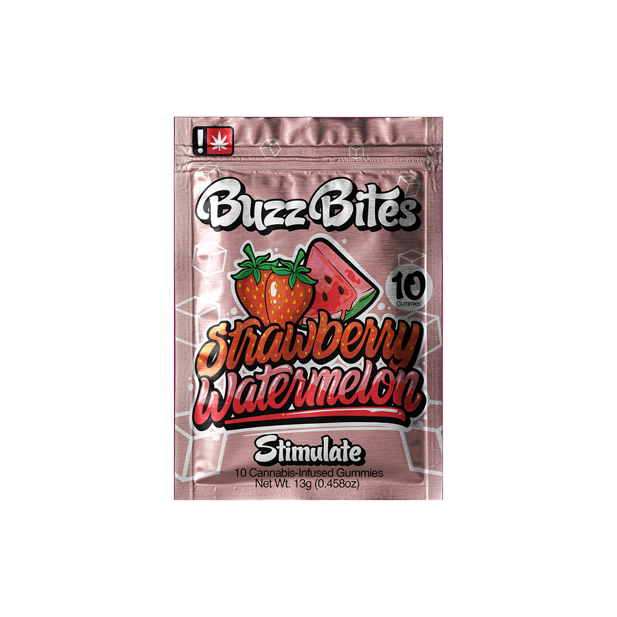 Buzz Bites - Strawberry Watermelon 10pk Gummies
