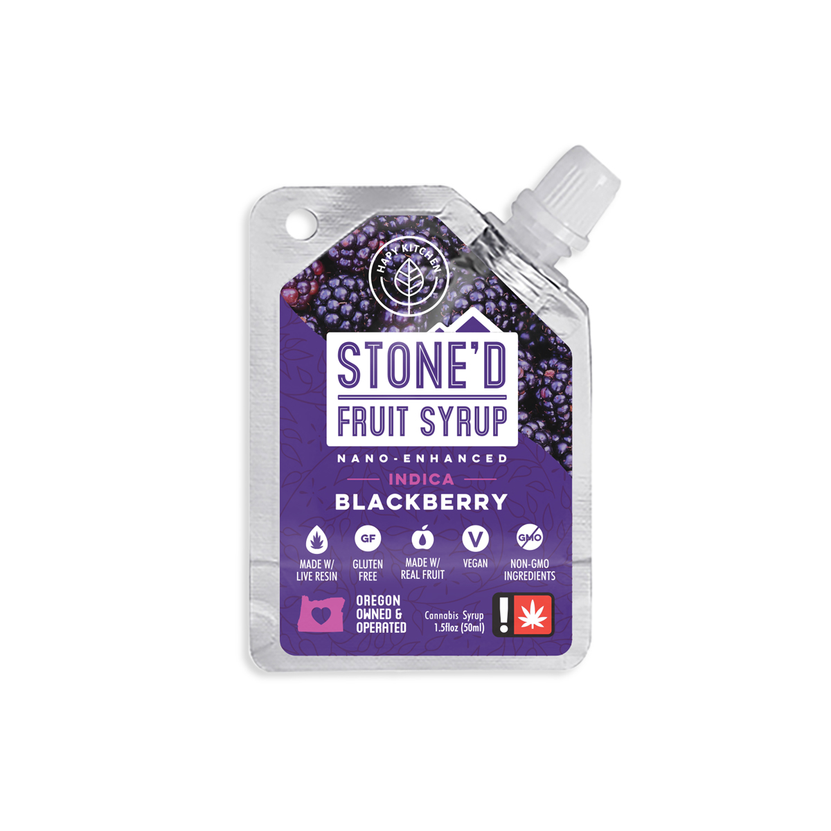 Hapy Kitchen - Blackberry THC Syrup