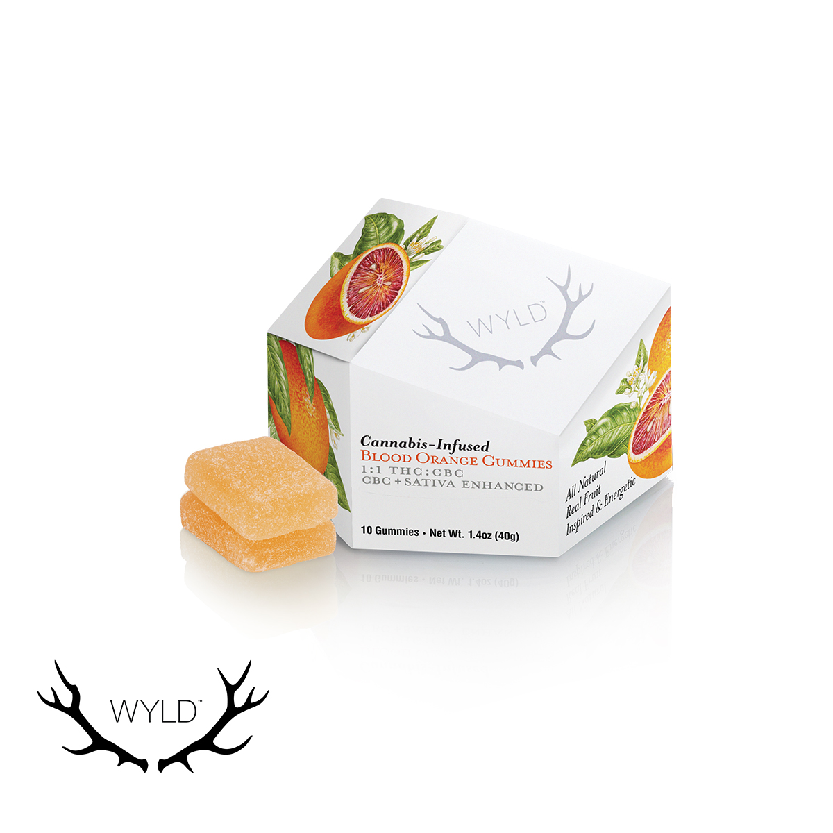 Wyld - Blood Orange THC/CBC 1:1 Gummies