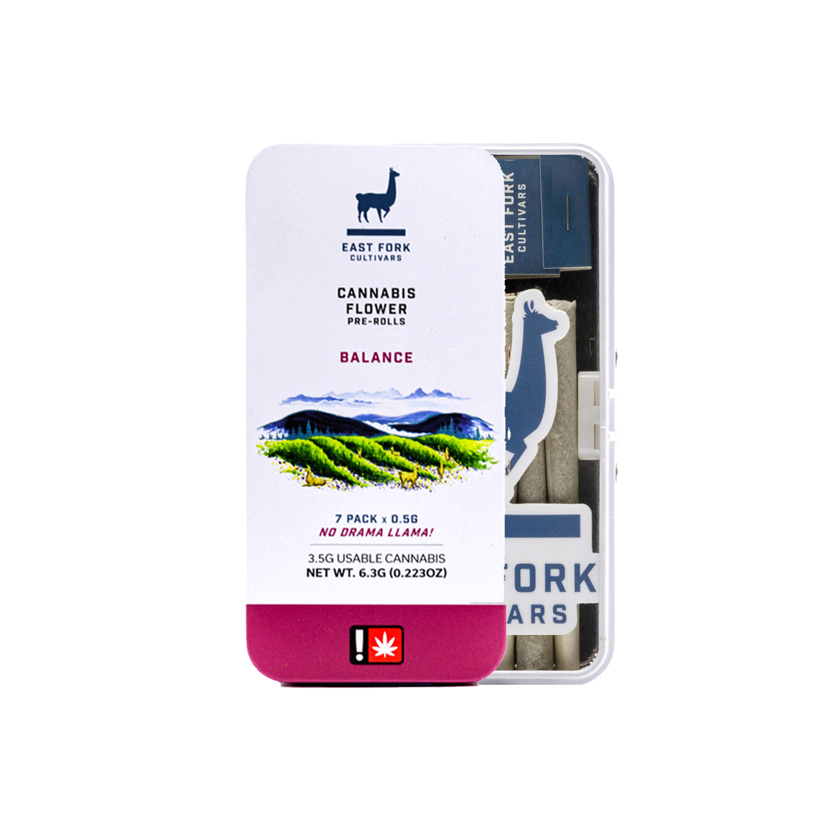 East Fork Cultivars .5g CBD Preroll Pk - Candy Blossom Balance
