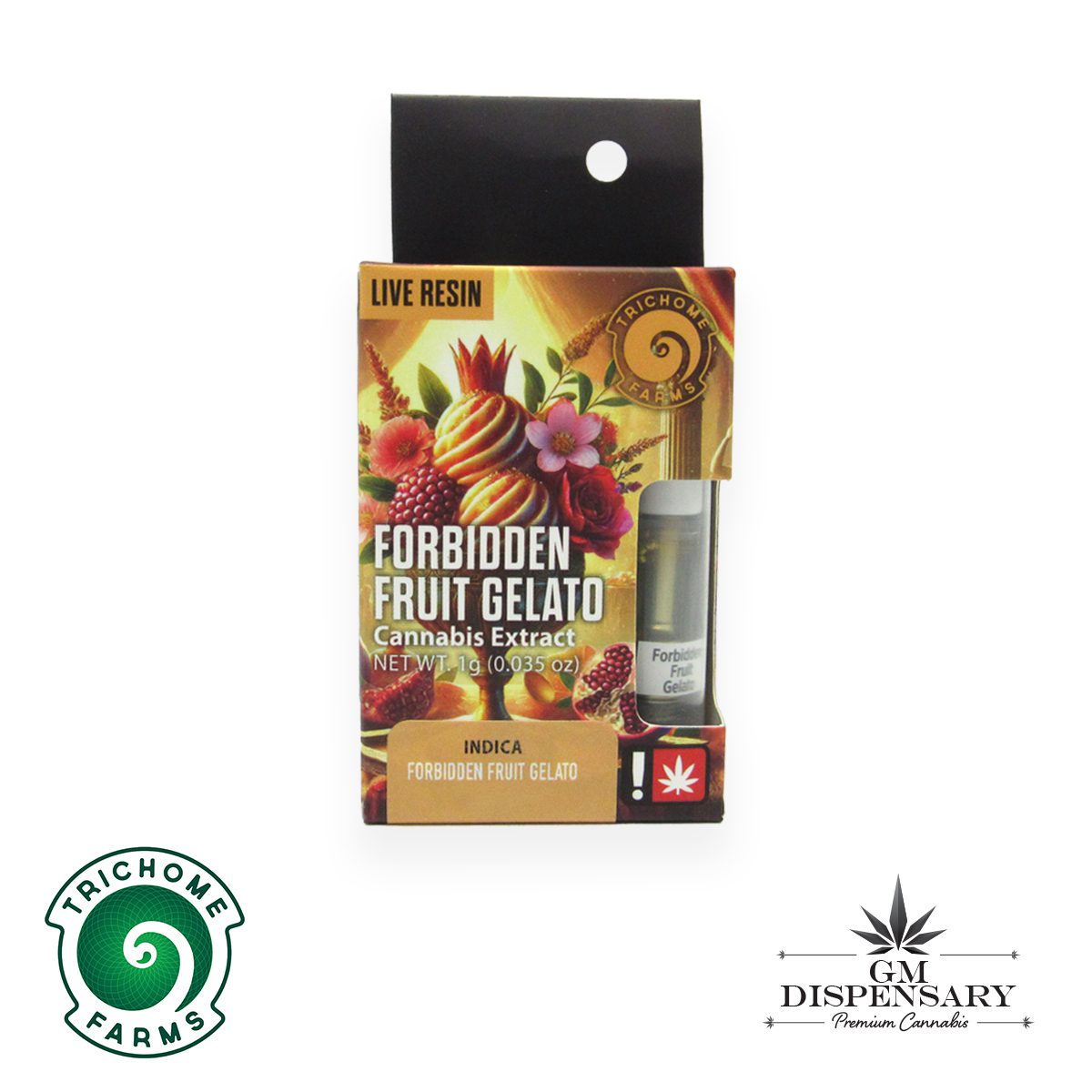 Trichome Farms LR Cartridge - Forbidden Fruit Gelato