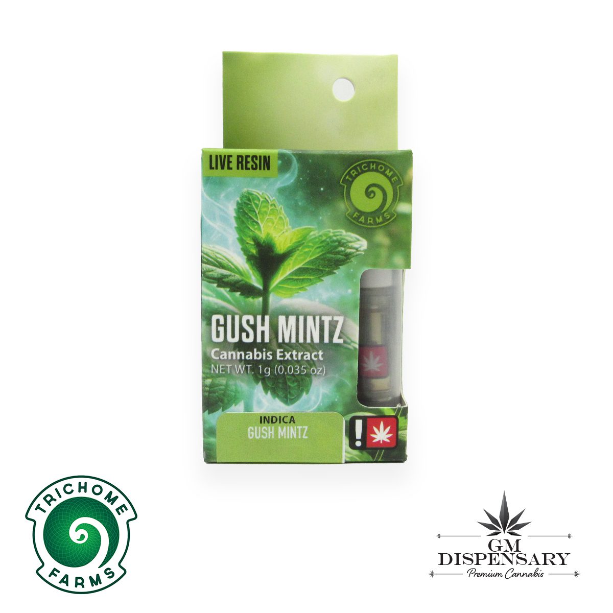 Trichome Farms LR Cartridge - Gush Mintz