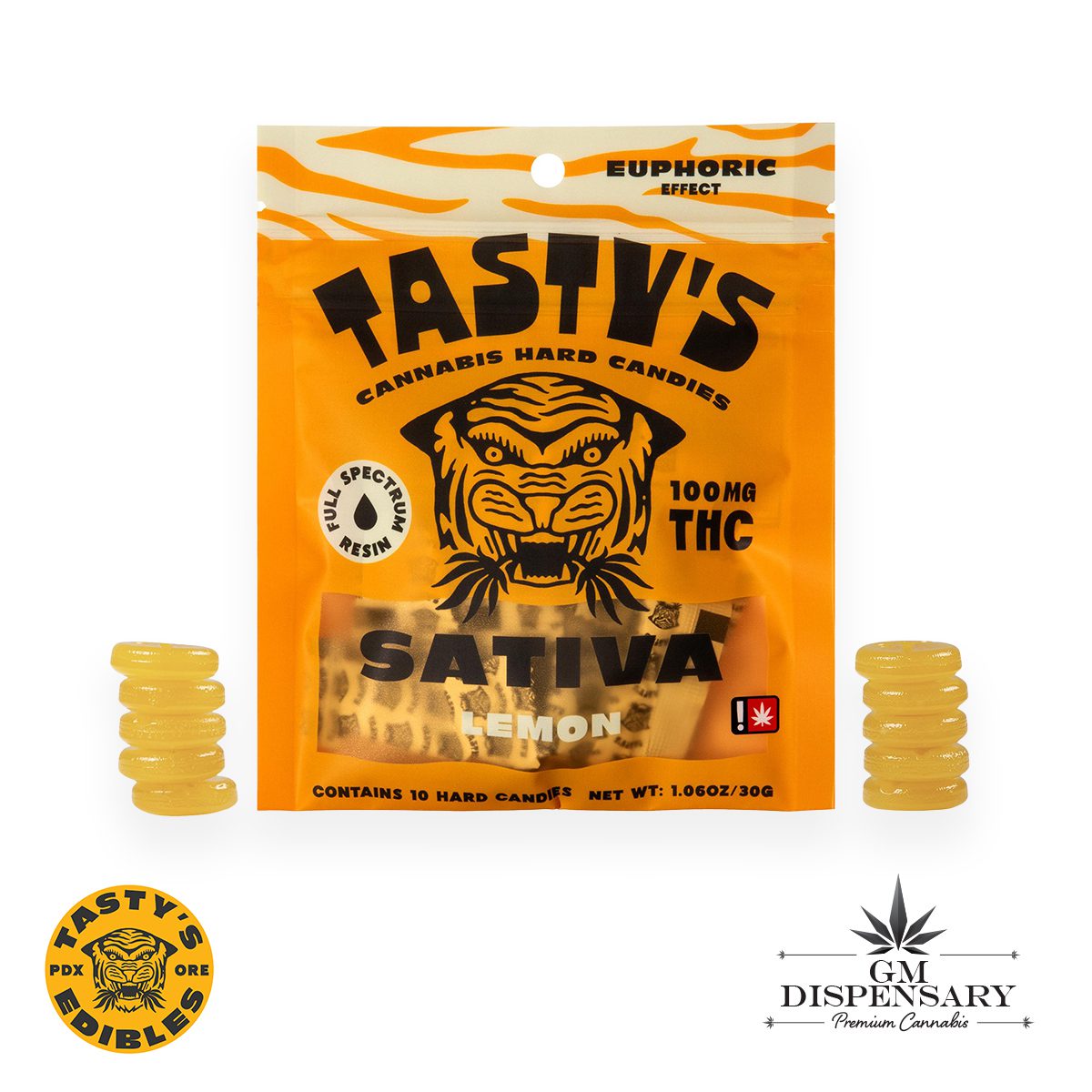 Tasty's Hard Candies - Lemon Sativa