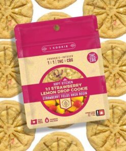 Hapy Kitchen - Strawberry Lemon Drop 1:1 THC/CBG Cookie