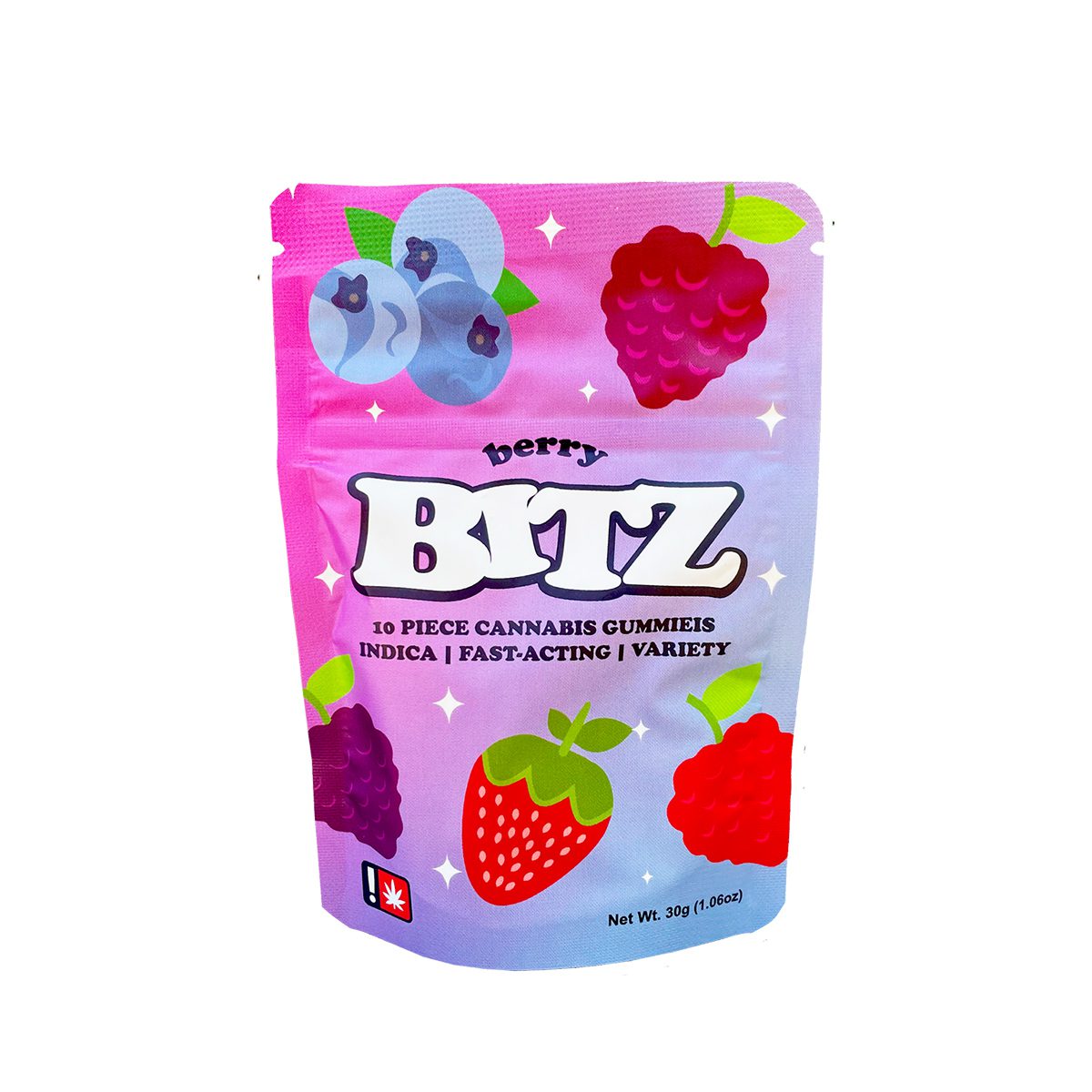 Bitz - Berry 10 Piece Gummies