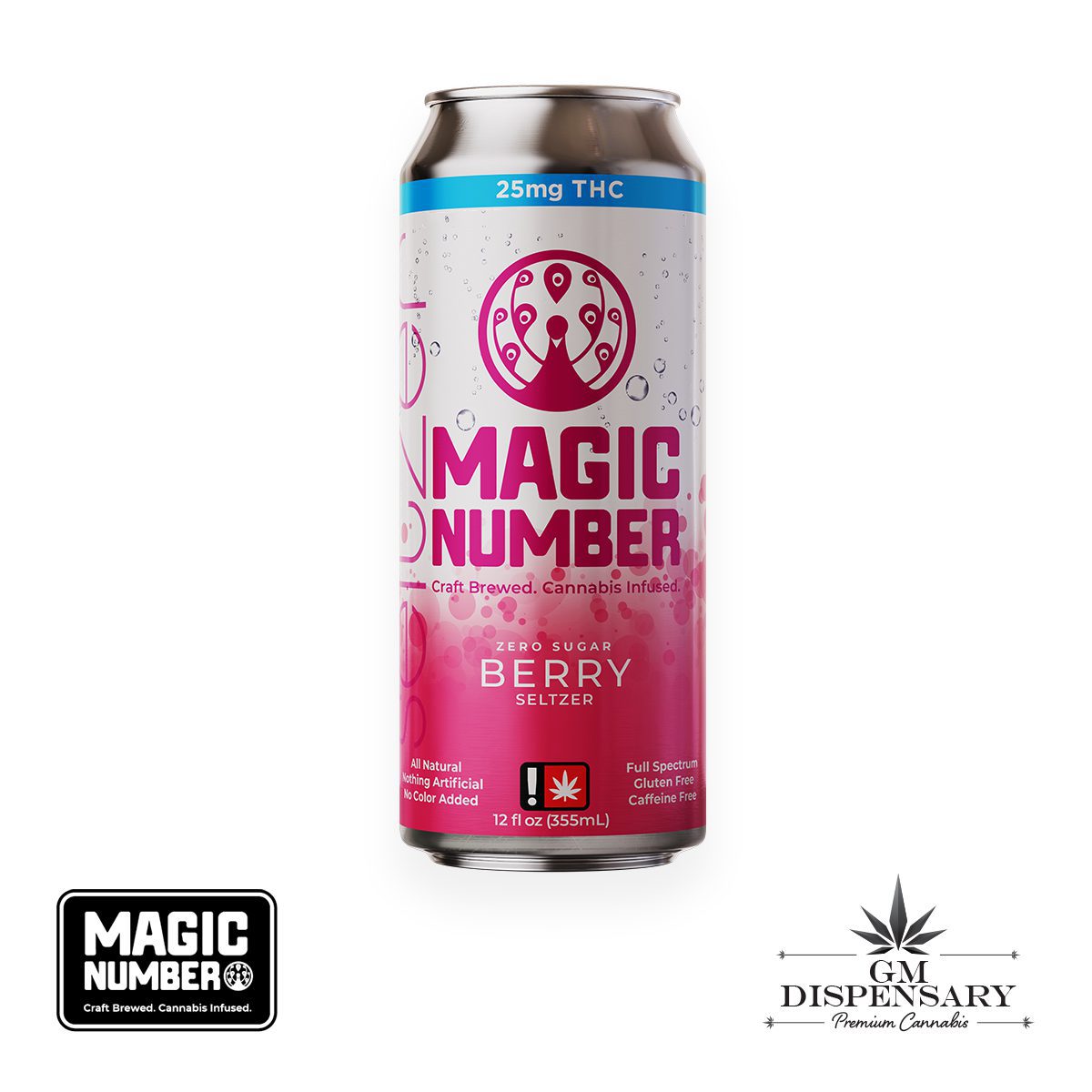 Magic Number - Berry Seltzer Indica 25mg