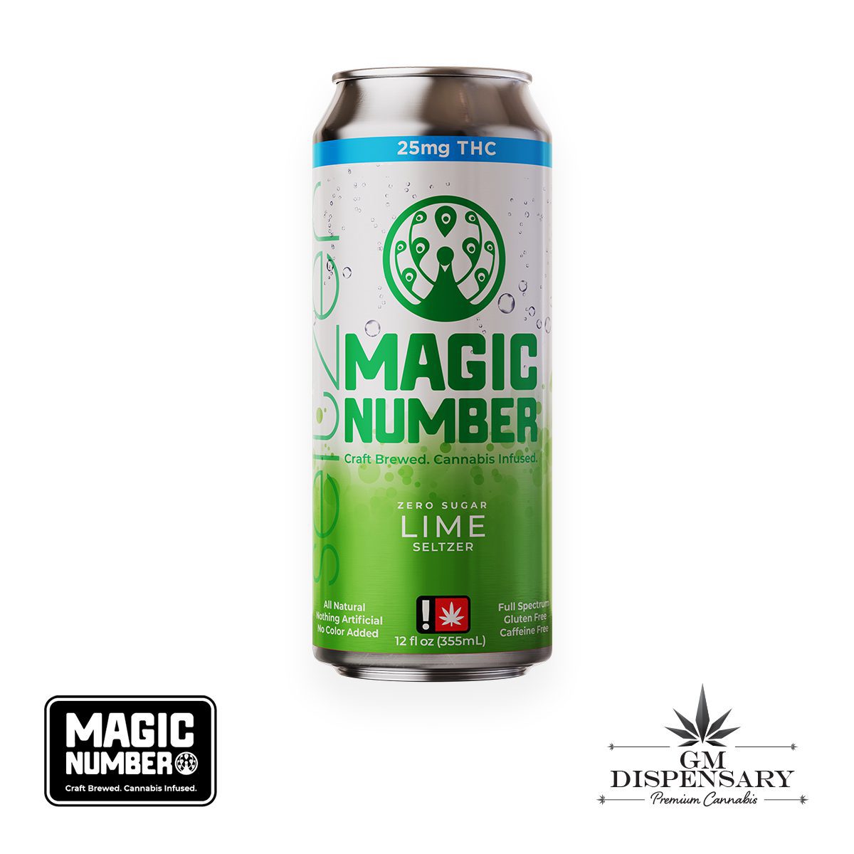 Magic Number - Lime Seltzer Sativa 25mg