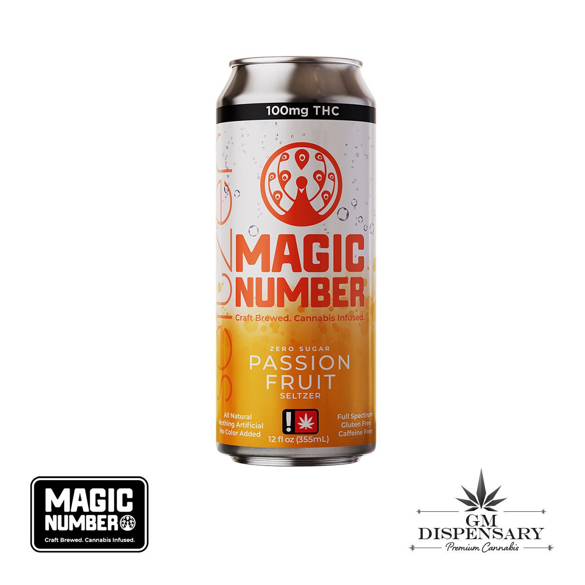 Magic Number - Passionfruit Seltzer Hybrid 100mg
