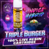 White Label Extracts 1g Live Resin Cartridge - Triple Burger