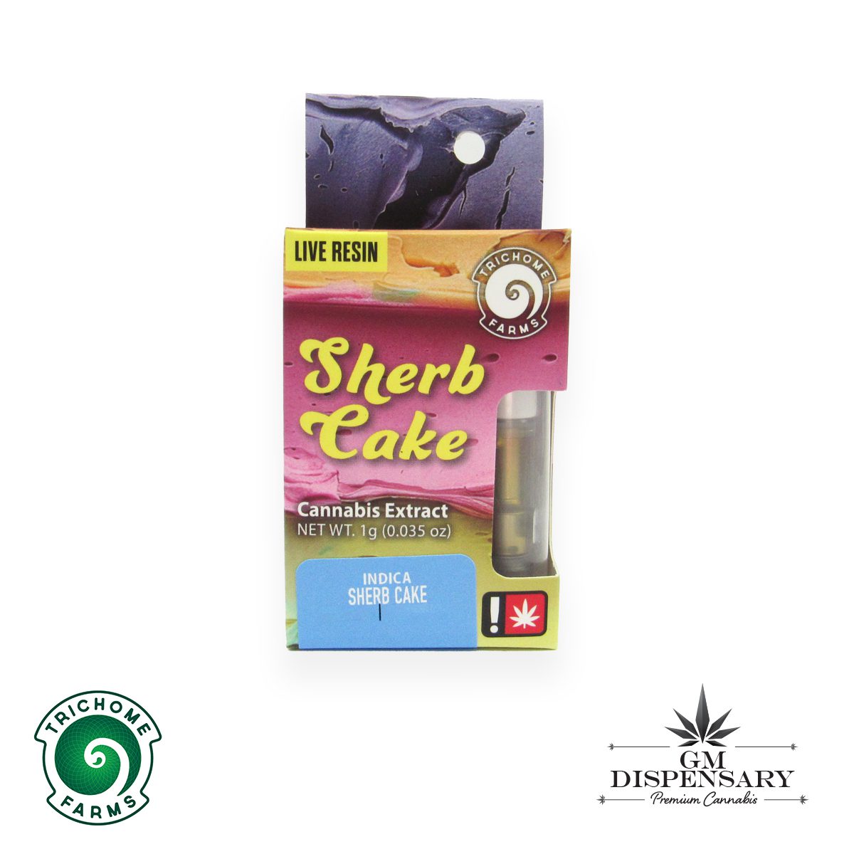 Trichome Farms LR Cartridge - Sherb Cake