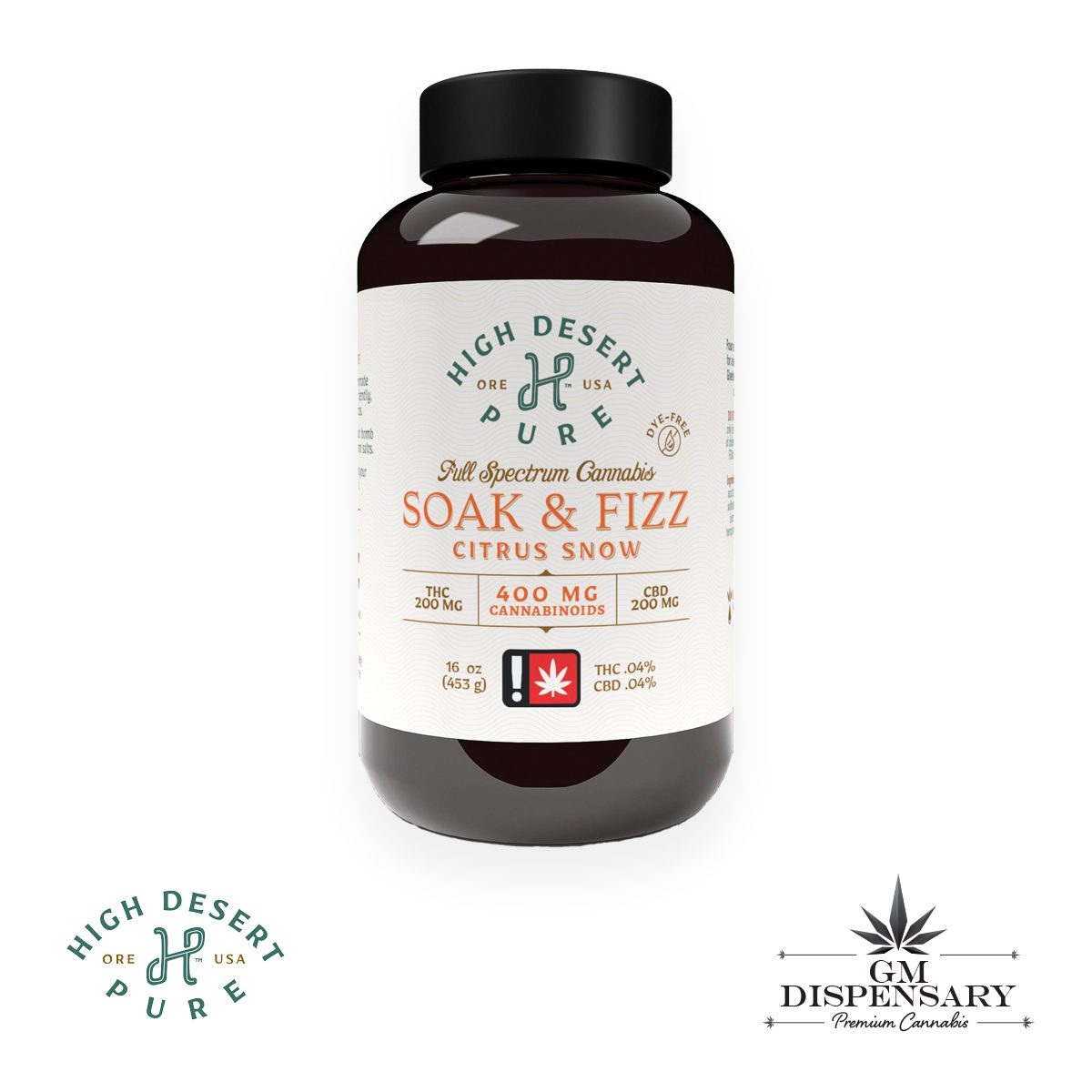 High Desert Pure - Soak & Fizz Citrus Snow