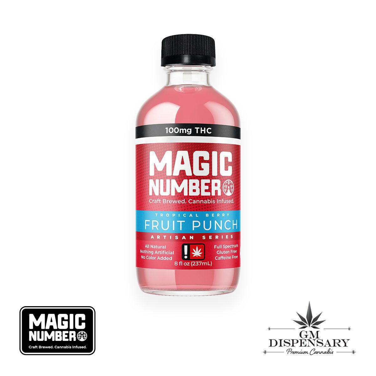Magic Number - Fruit Punch Indica 100mg