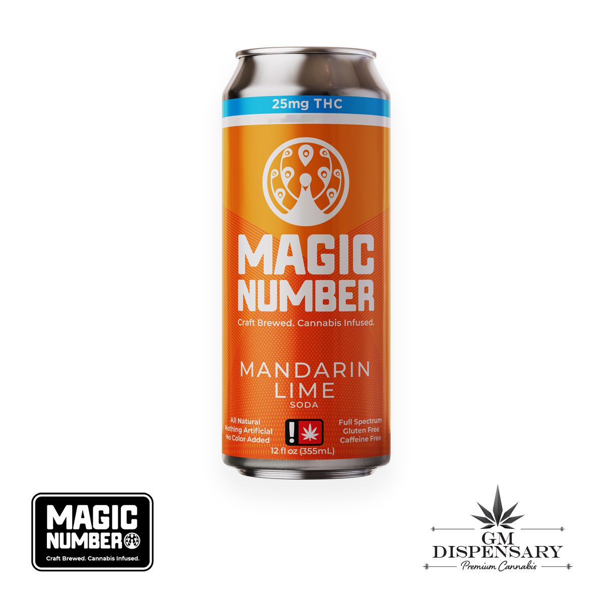 Magic Number - Mandarin Lime Soda Indica 25mg