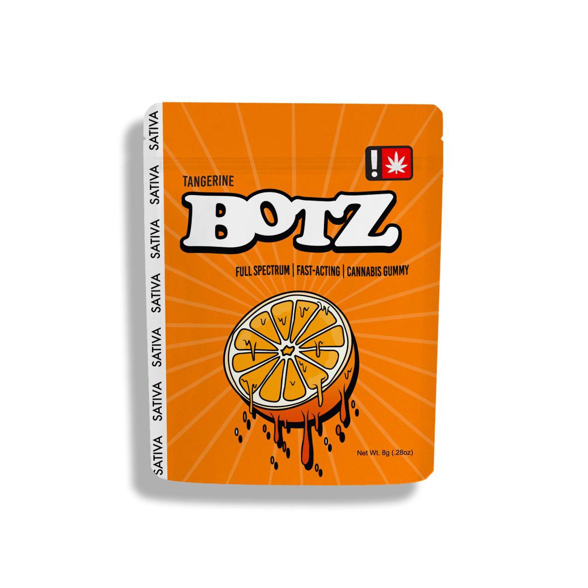 Botz - Tangerine 100mg Full Spectrum Gummy