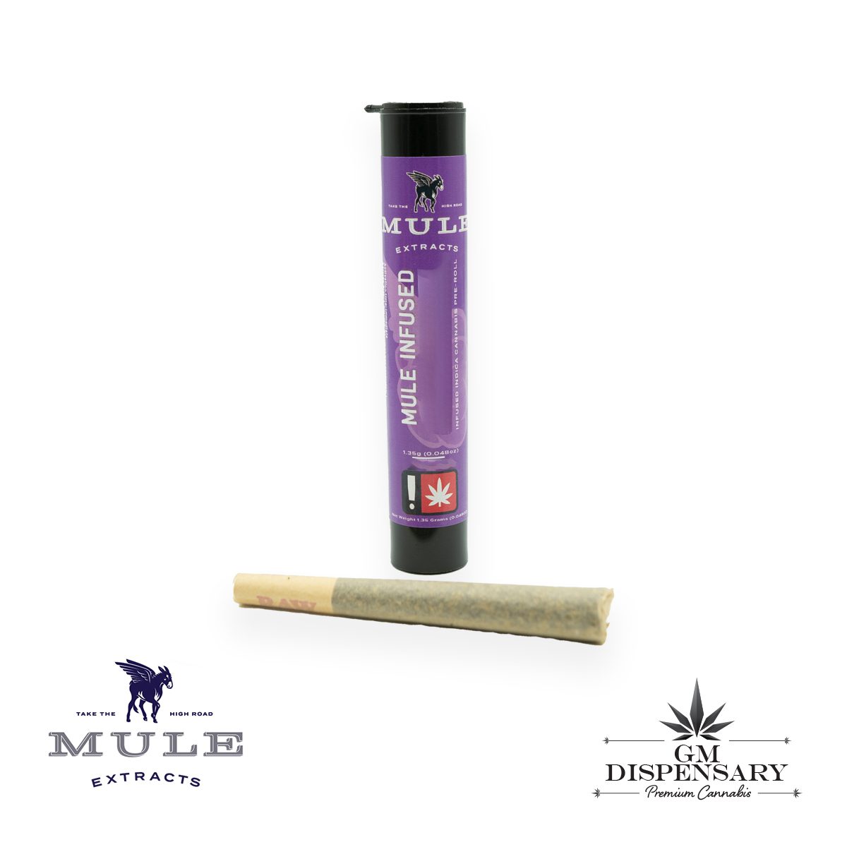 Mule Extracts Infused Pre Roll - Candy Cane x Wildfire OG