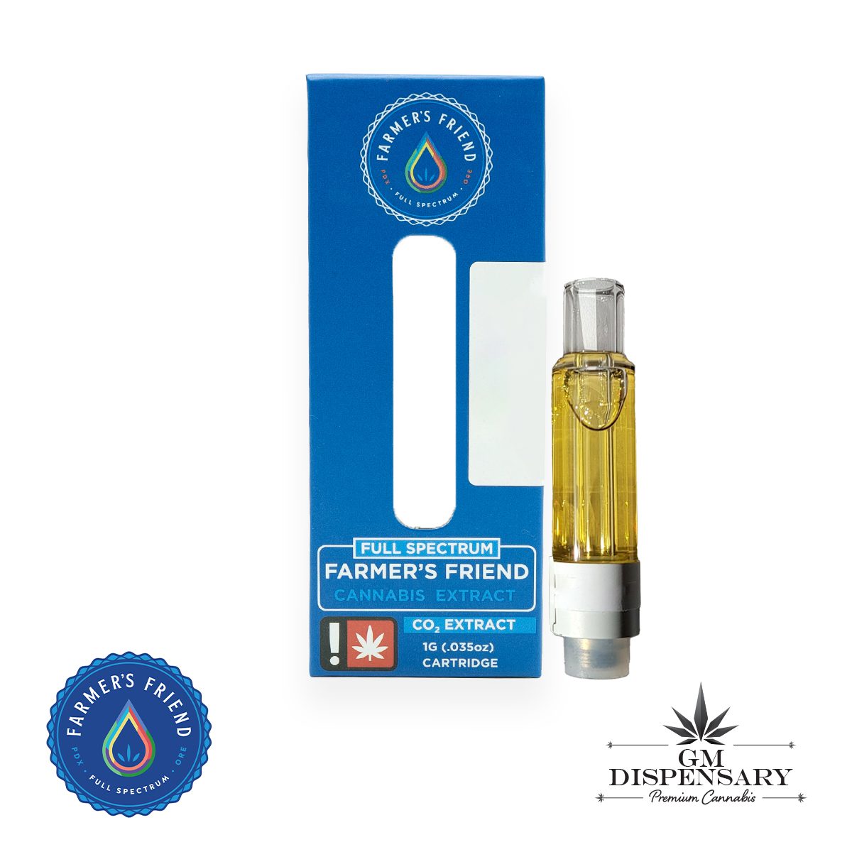 Farmers Friend Extracts 1g Cartridge - Blueberry Balance CBD