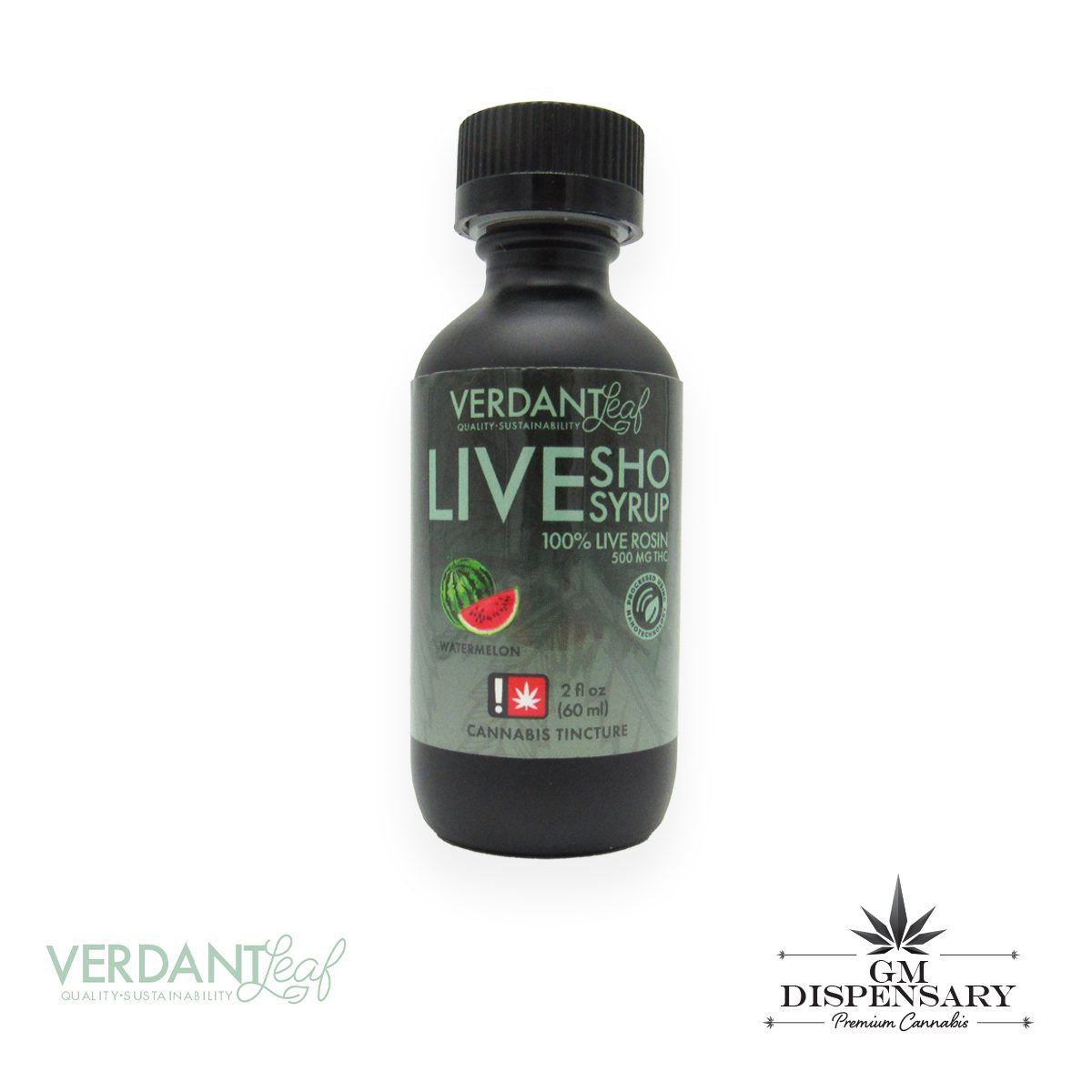 Verdant Leaf Rosin Nano Syrup 500mg - Watermelon