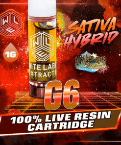 White Label Extracts 1g Live Resin Cartridge - G6