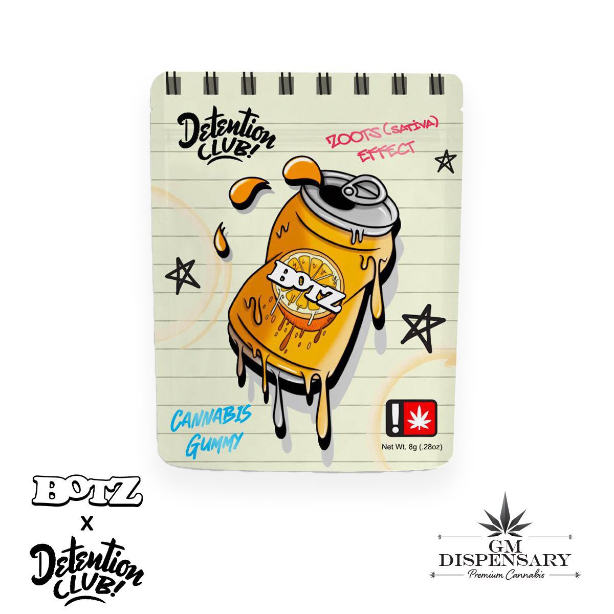 Botz - Orange Soda 100mg Full Spectrum Gummy