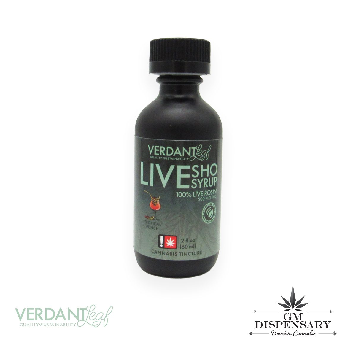 Verdant Leaf Rosin Nano Syrup 500mg - Tropical Punch