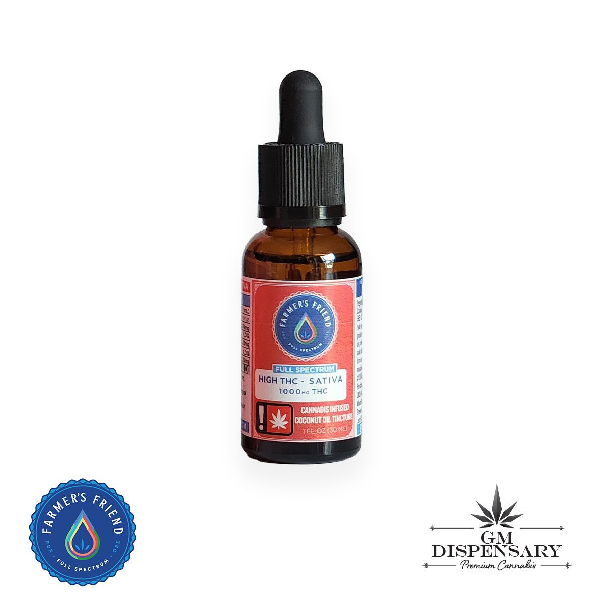 Farmers Friend Extracts Tincture - Blood Orange THC