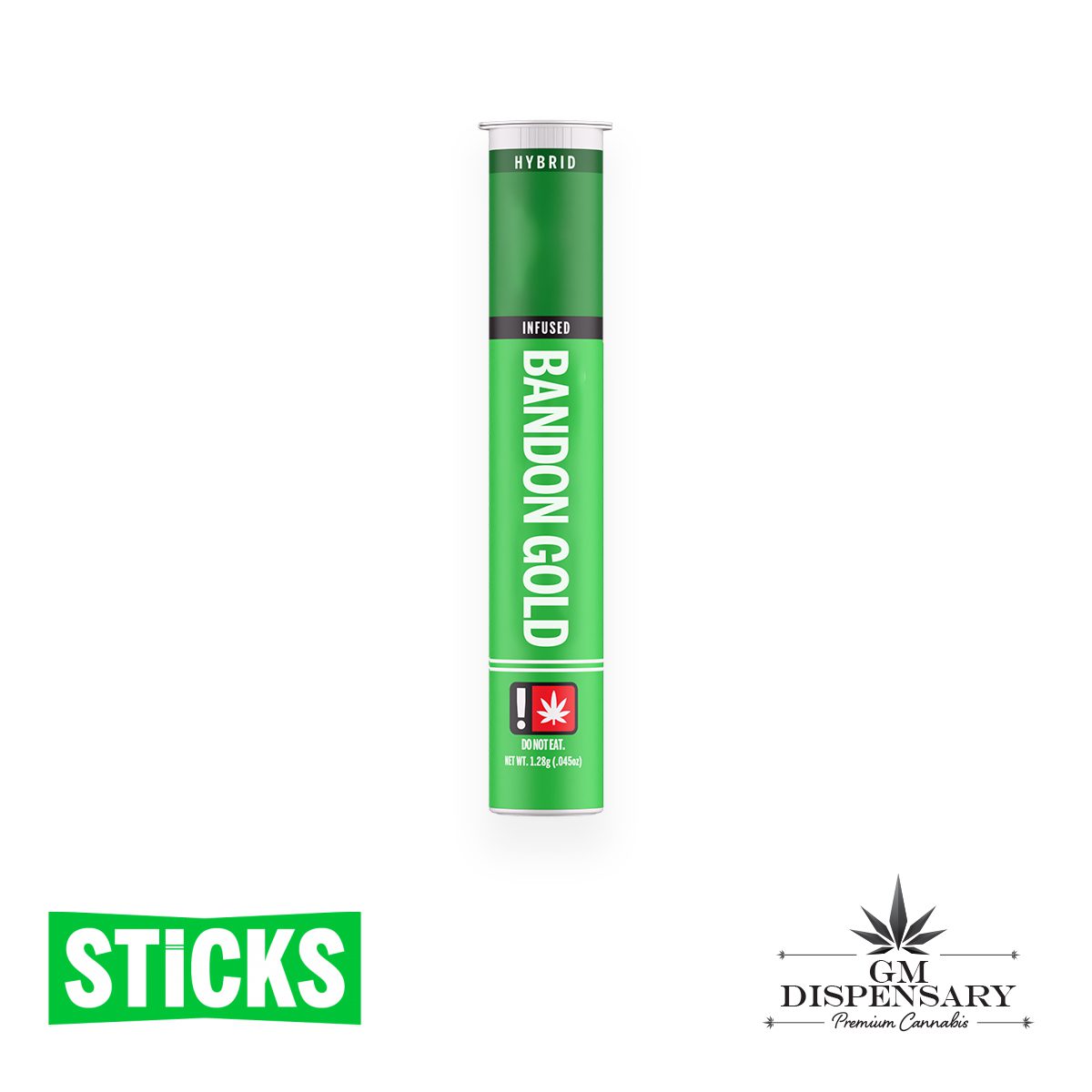 Sticks 1g Infused Pre Roll - Bandon Gold