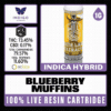 White Label Extracts 1g Live Resin Cartridge - Blueberry Muffins