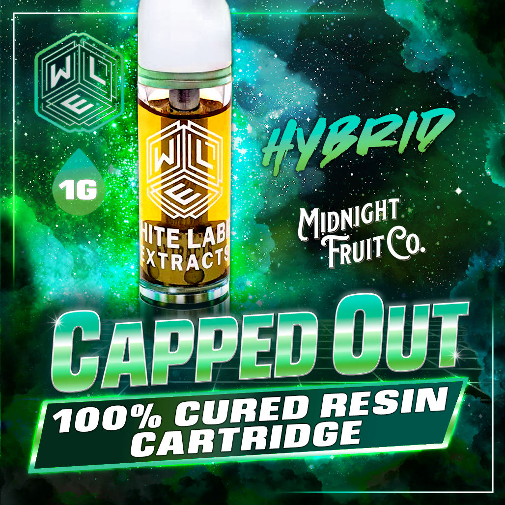 White Label Extracts 1g Cured Resin Cartridge - Capped Out