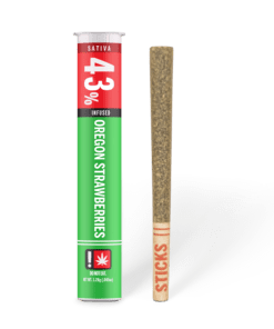 Sticks 1g Infused Pre Roll - Oregon Strawberries