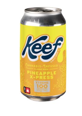 Keef Cannabis Infused Soda - Pineapple X-Press