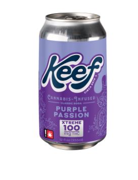 Keef Cannabis Infused Soda - Purple Passion