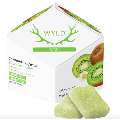 Wyld - Kiwi 1:1 THC/THCv Gummies
