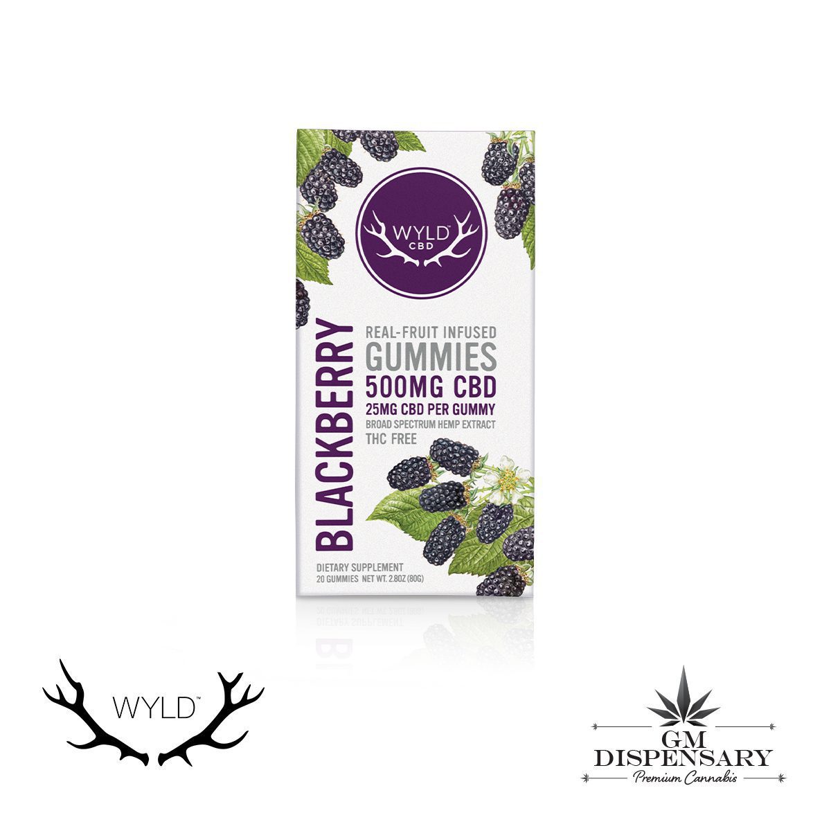 Wyld CBD - Blackberry Hemp Gummies