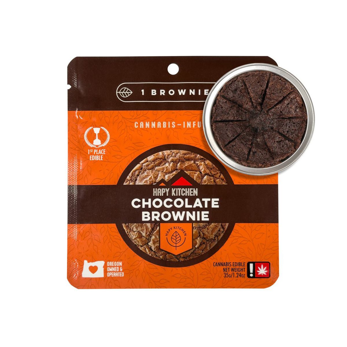 Hapy Kitchen - Single Brownie 100mg