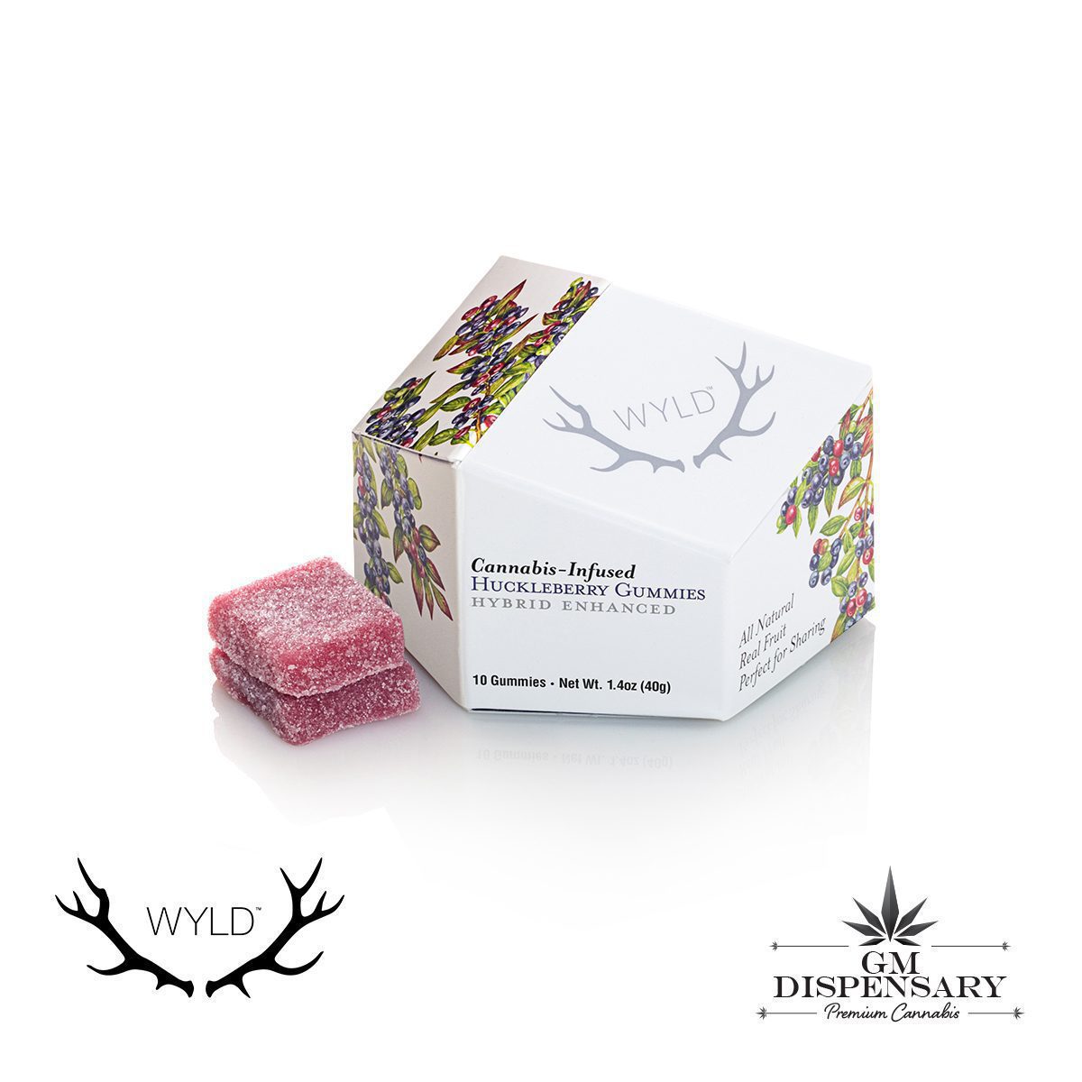 Wyld - Huckleberry THC Hybrid Enhanced Gummies