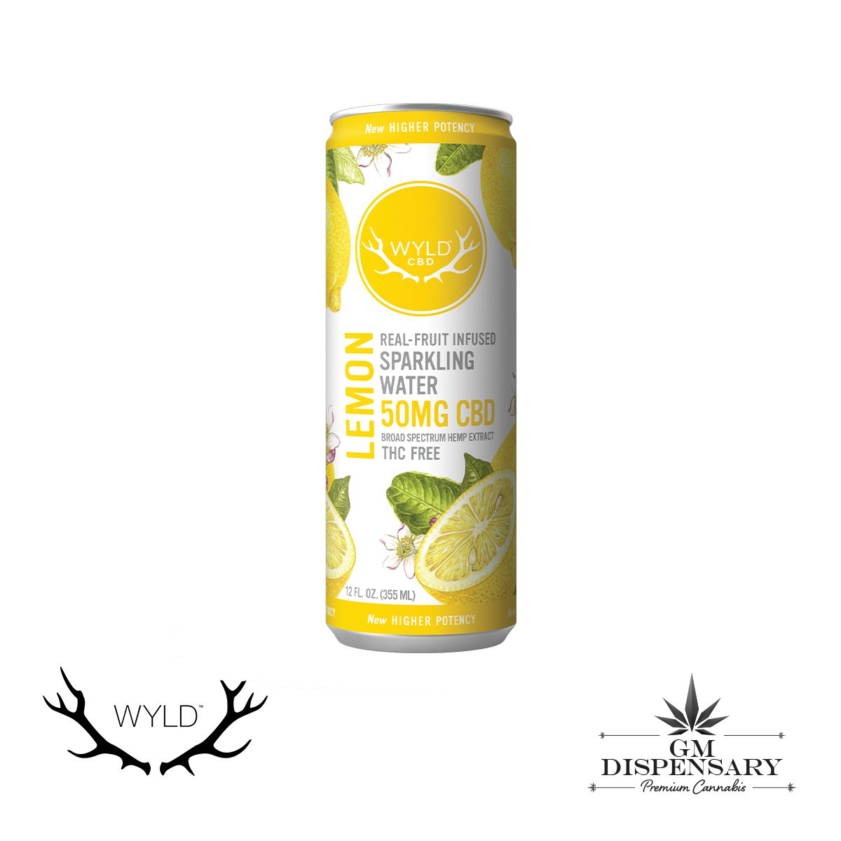 Wyld CBD Sparkling Water - Lemon