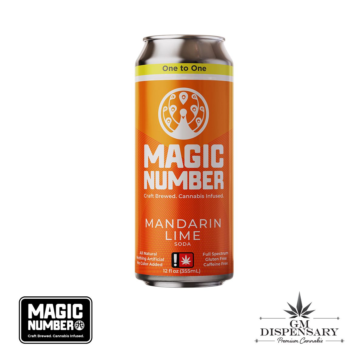 Magic Number - Mandarin Lime Soda 1:1 Hybrid 25mg
