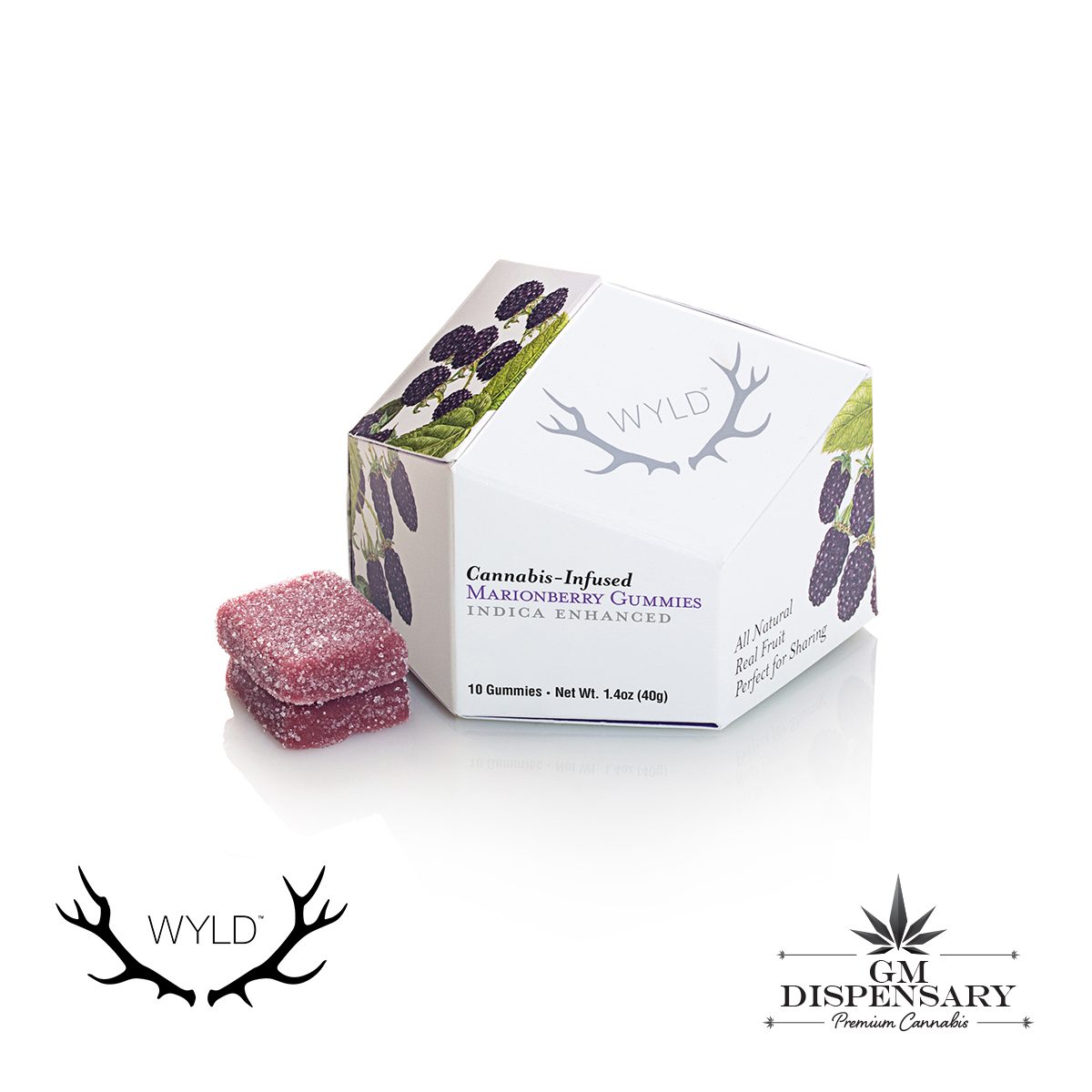Wyld - Marionberry THC Indica Enhanced Gummies
