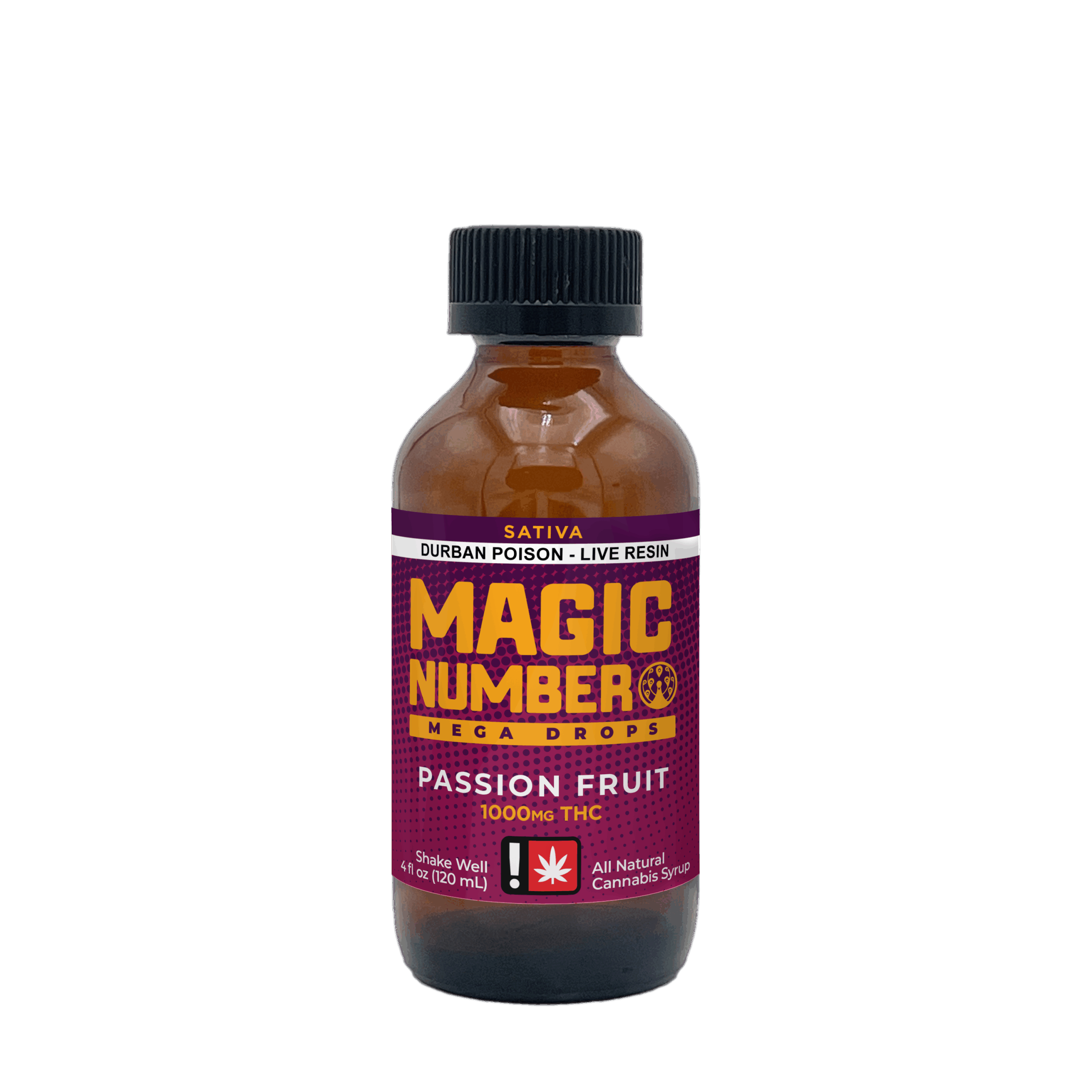Magic Number - Mega Drops - Passion Fruit 1000mg (Sativa)
