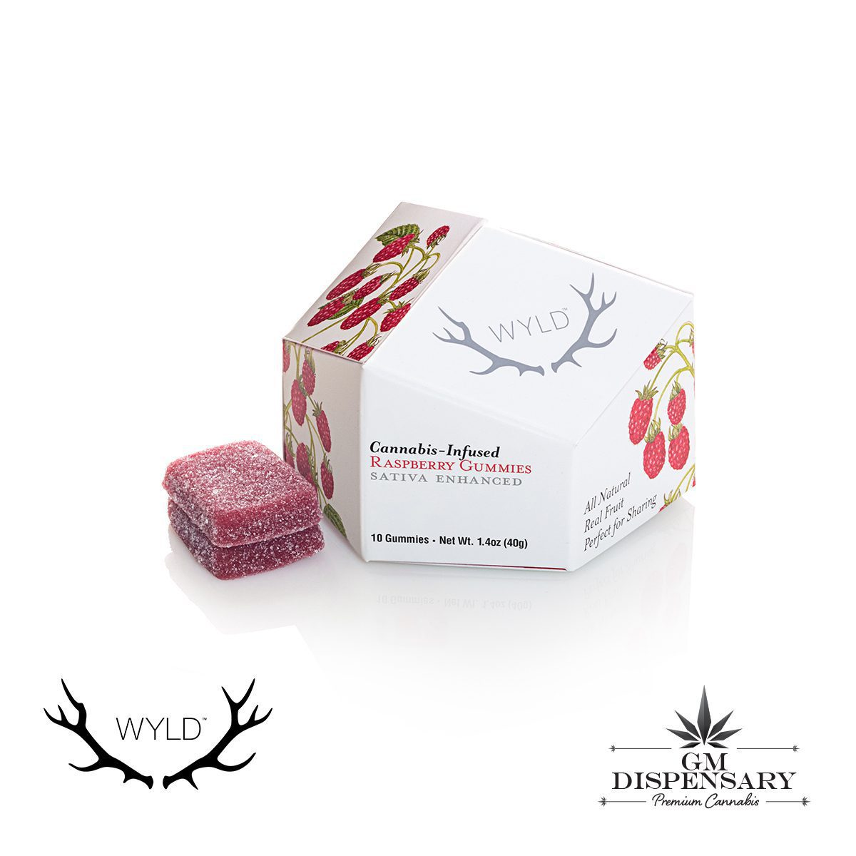 Wyld - Raspberry THC Sativa Enhanced Gummies
