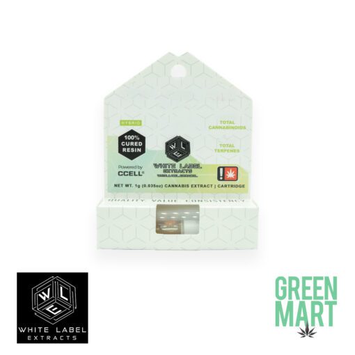 White Label Extracts 1g Cured Resin Cartridge - Baked Malibu