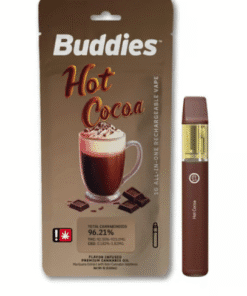 Buddies Brand 1G Flavored AIO Vape - Hot Cocoa
