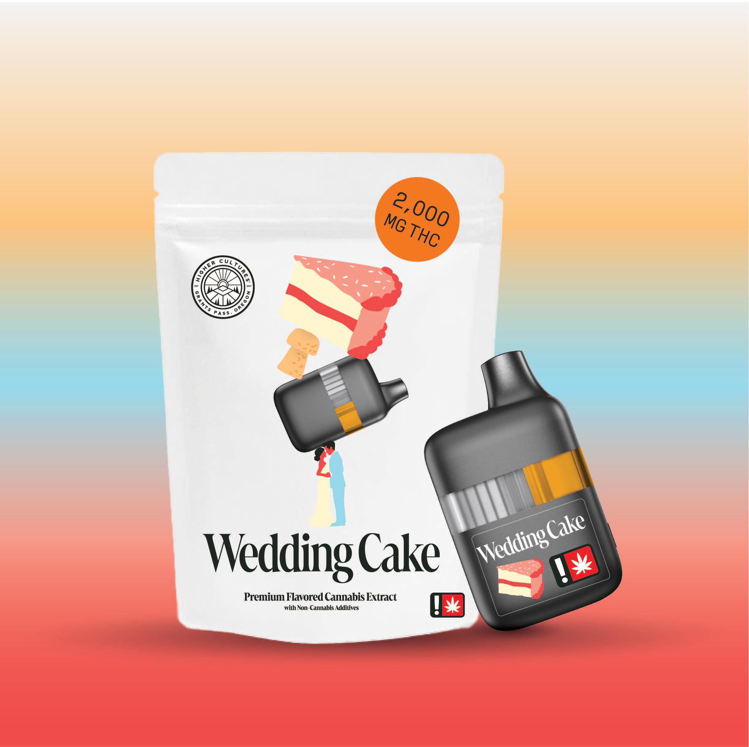 Higher Cultures - "The Limit" Flavored 2.5g AIO - Wedding Cake