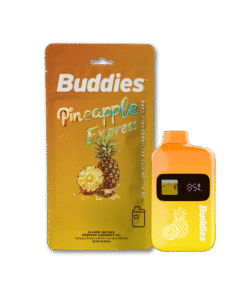 Buddies Brand 2G Flavored AIO Vape - Pineapple Express