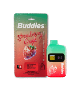 Buddies Brand 2G Flavored AIO Vape - Strawberry Cough