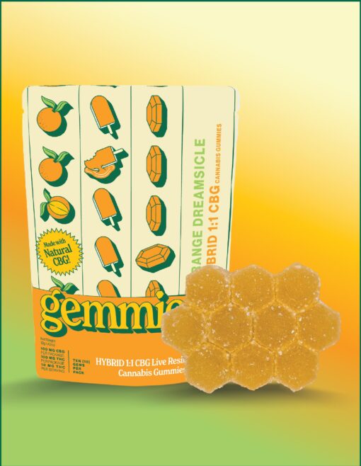 Higher Cultures Gemmies! Single Orange Dreamsicle 1:1 CBG