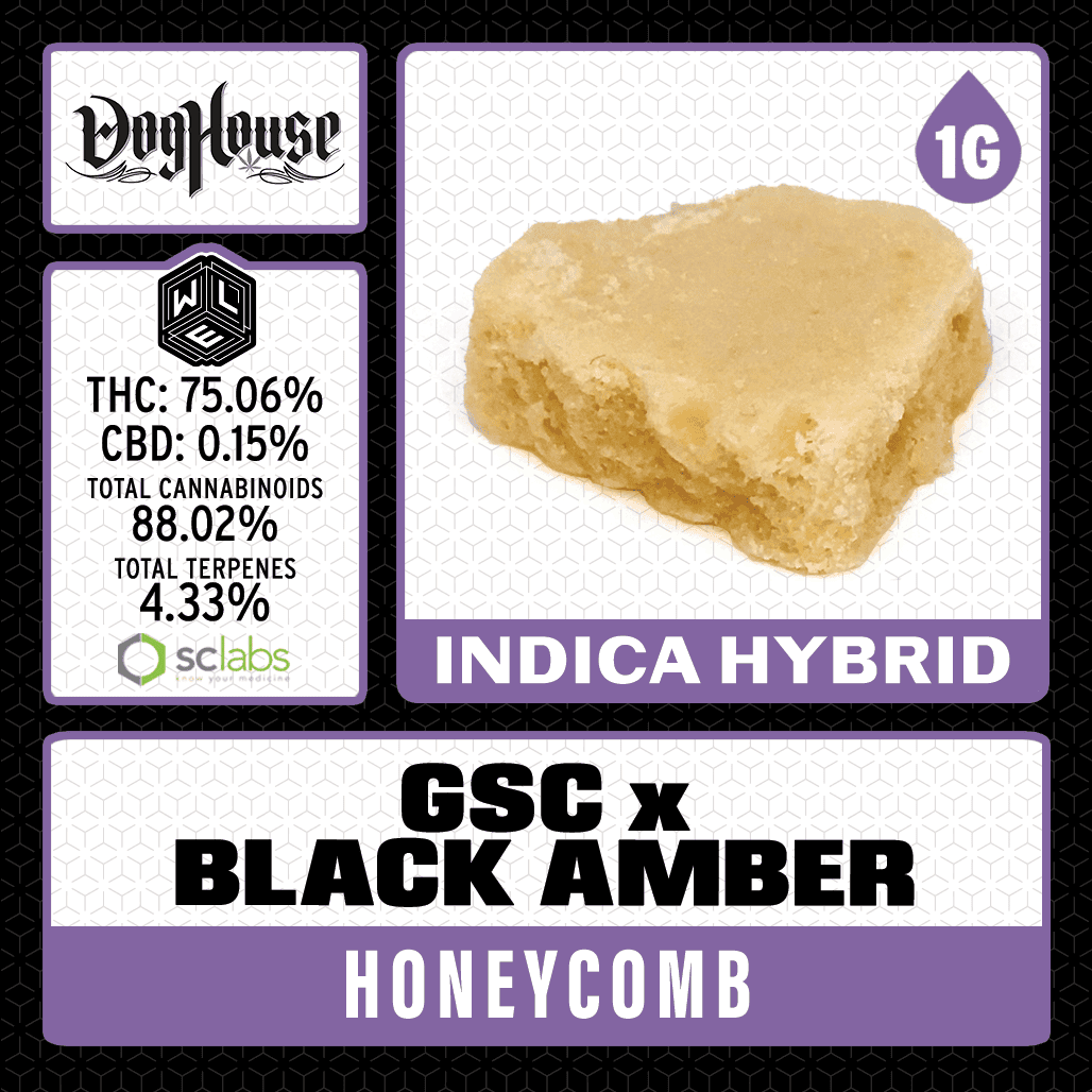 White Label Extracts Honeycomb - GSC x Black Amber