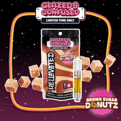 Hellavated 1g Cartridge - Brown Sugar Donutz