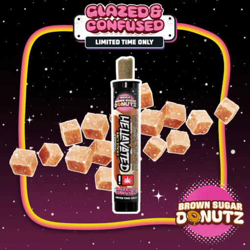 Hellavated 0.75g Infused Pre-Roll - Brown Sugar Donutz